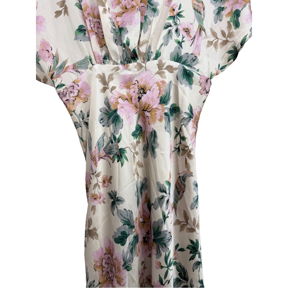 Petal & Pup Women’s Ricki Floral Satin Gown Size L - Picture 6 of 11